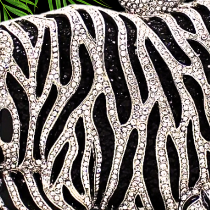 Charm Jewel Tiger Evening Bag
