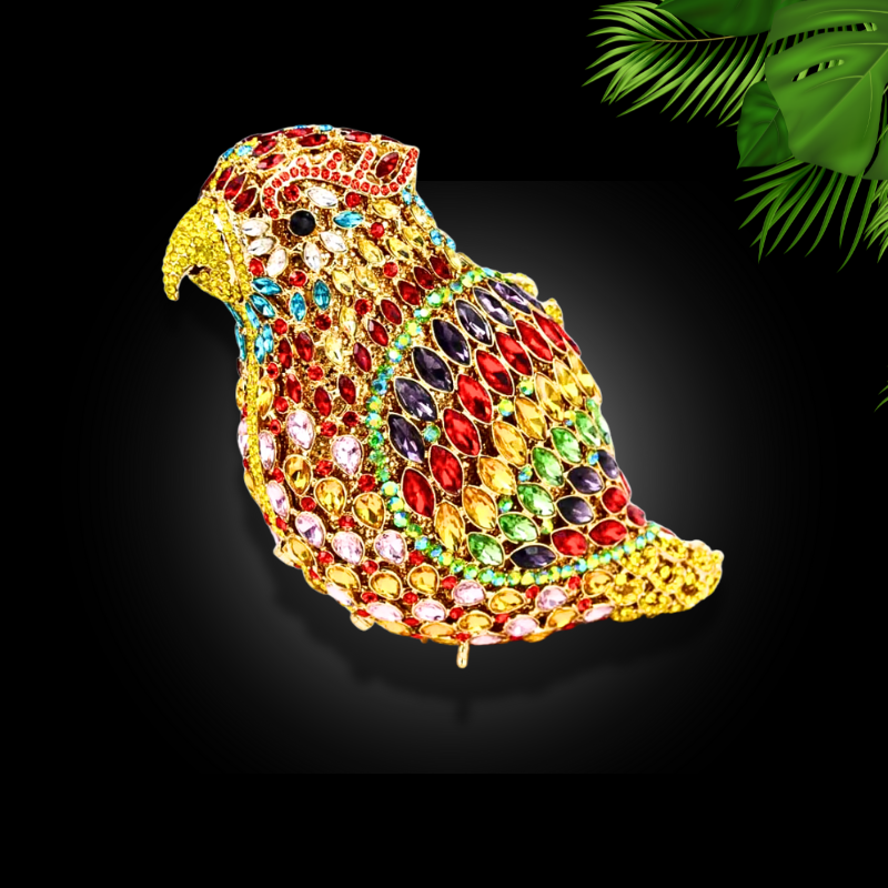 Jewel Evening Bag Parrot
